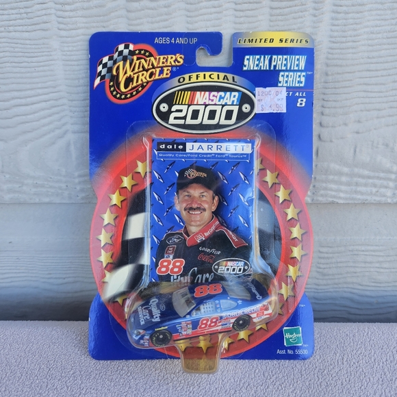 Winners Circle Hasbro Nascar 2000 Car Dale Jarrett Ricky Rudd Racing Set - Picture 2 of 7